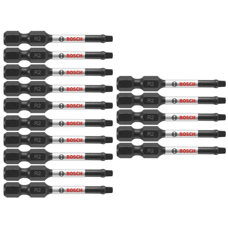 BOSCH ITSQ2205 . Square #2 Impact Tough Screwdriving Power Bits - Image 1