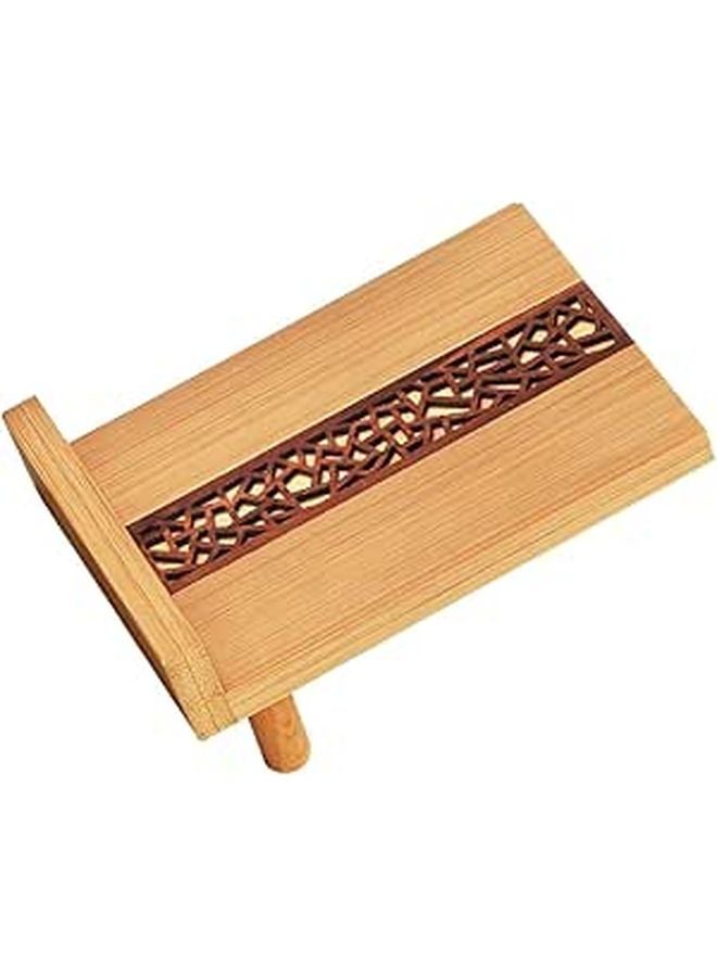 Wooden Phone Tablet Stand Holder Desktop Support for Office Travel Retro Style - Image 1