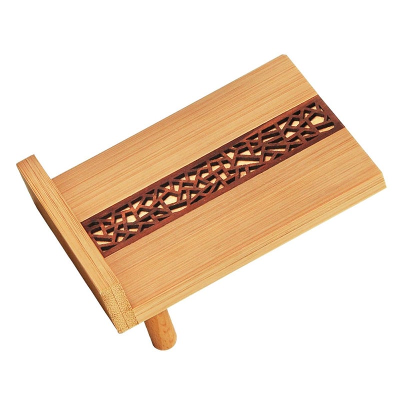 Wooden Phone Tablet Stand Holder Desktop Support for Office Travel Retro Style - Image 2