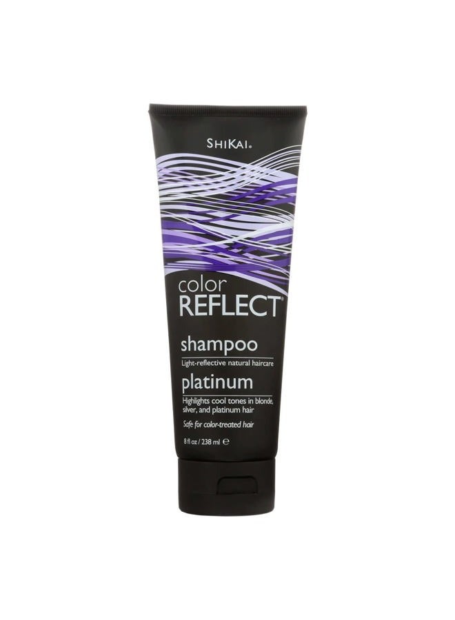 Shikai Color Reflect Platinum Shampoo (8oz, Pack of 2) | Highlights Cool Tones in Blonde, Gray & Platinum Hair | Gentle Cleanser Leaves Hair Shiny - Image 1