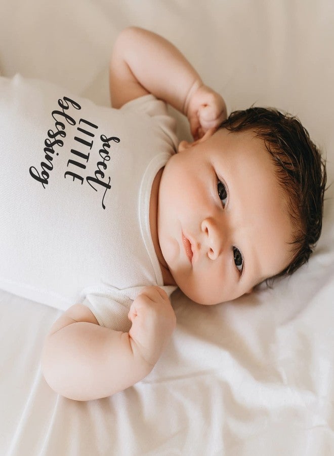 Printique Organic GOTS Certified Baby Onesie Unisex Bodysuit 0-18 months - Sweet Little Blessing | Cute Spiritual Hand-Made (Sweet Little Blessing, 12-18 Months) - Image 3
