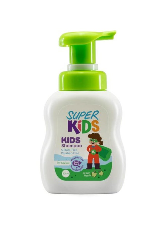 Super Kids Shampoo Green Apple Scent