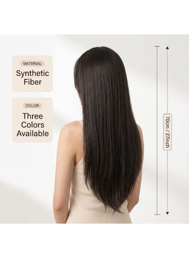شعر مستعار مستقيم طويل مع غرة، الأكثر مبيعًا عالميًا - Image 4