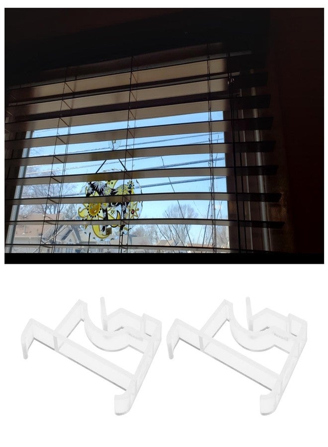 سينج إف إل تي دي شركة SING F LTD، 10 قطع من مشابك تثبيت الستائر الشفافة، مشابك مخفية، مشابك تثبيت مخفية، دعامة تثبيت، أدوات منزلية، POM - Image 3