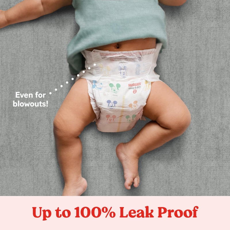 HUGGIES حفاضات هاجيز حجم 6، حفاضات للأطفال مريحة وجافة، حجم 6 (35+ رطل)، 54 قطعة، قد يختلف التعبئة - Image 4