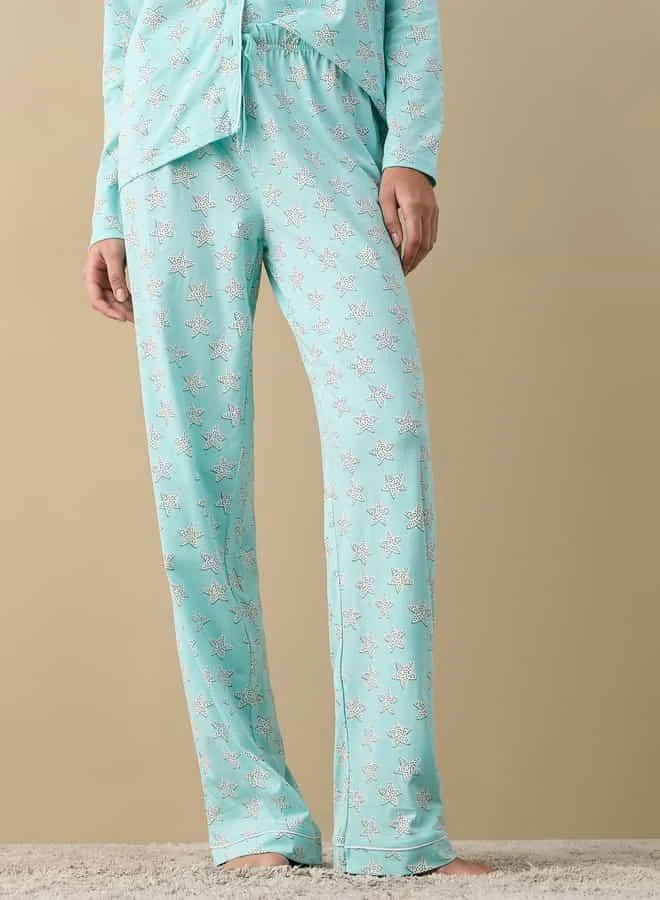 Splash FAV Printed Shirt and Pyjama Set