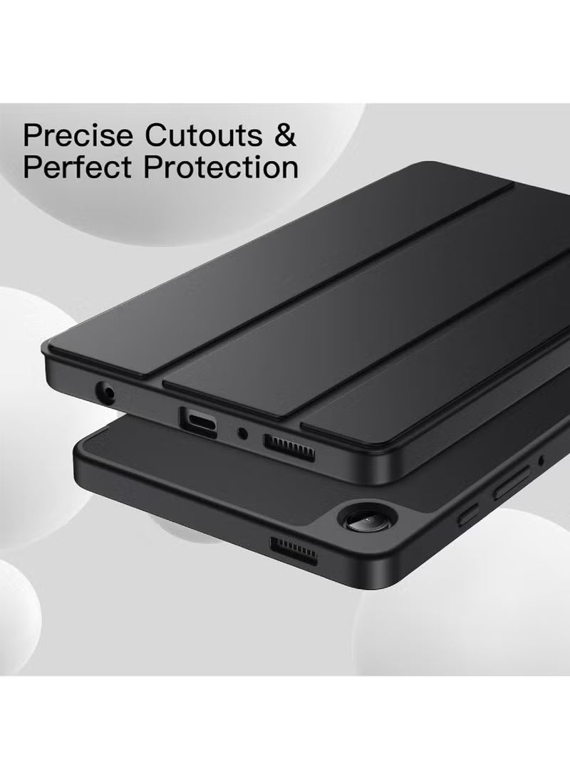 روك بو جراب عالي الجودة مصمم خصيصًا لجهاز سامسونج جالاكسي تاب A11 مقاس 8.7 بوصة 2025 (SM-X130/SM-X133/SM-X135) / سامسونج جالاكسي تاب A9 مقاس 8.7 بوصة 2023 (طراز SM-X110/X115/X117) فقط. يُرجى التحقق من رقم الطراز في إعدادات الجهاز اللوحي قبل الشراء. - Image 4