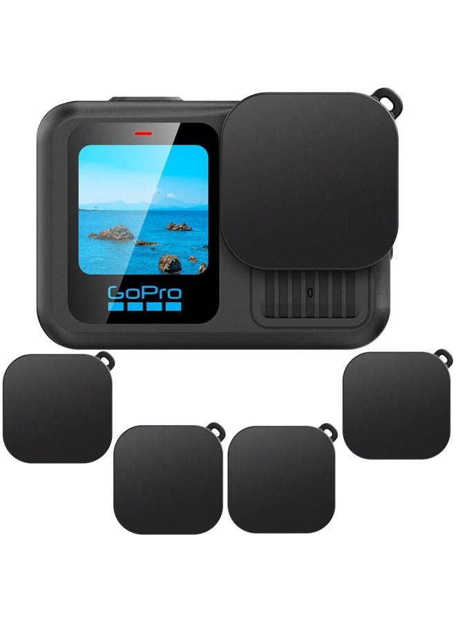 VIZEMO 4 Pieces Lens Cap for GoPro Hero 13/12/11/10/9 Hero Black Protective Cap Cover Accessories (for Gopro 9/10/11/12/13 Hero) - Image 1