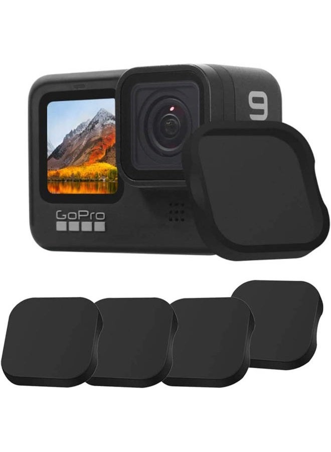 VIZEMO 4 Pieces Lens Cap for GoPro Hero 13/12/11/10/9 Hero Black Protective Cap Cover Accessories (for Gopro 9/10/11/12/13 Hero) - Image 4