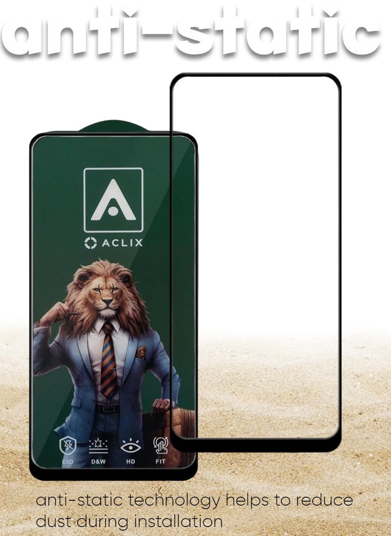ACLIX Antistatic ESD Dustproof Premium Quality High Definition Tempered Glass Screen Protector Designed For Samsung Galaxy A71 - Image 5