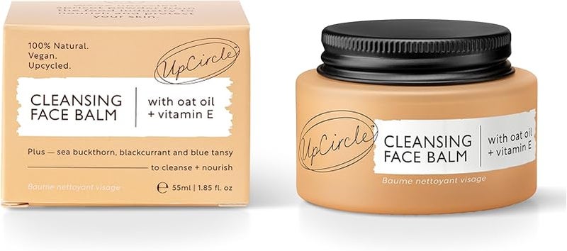 UpCircle Cleansing Face Balm with Apricot 55ml Natural Cleanser To Remove Makeup Including Waterproof Mascara Clear Blackheads Sea Buckthorn Oat Rosemary Oil Vegan CrueltyFree - Image 2