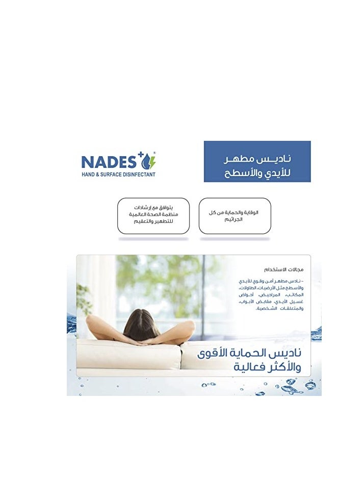 نادس نادس مطهر للايدي والاسطح (1000ML)  - Image 2