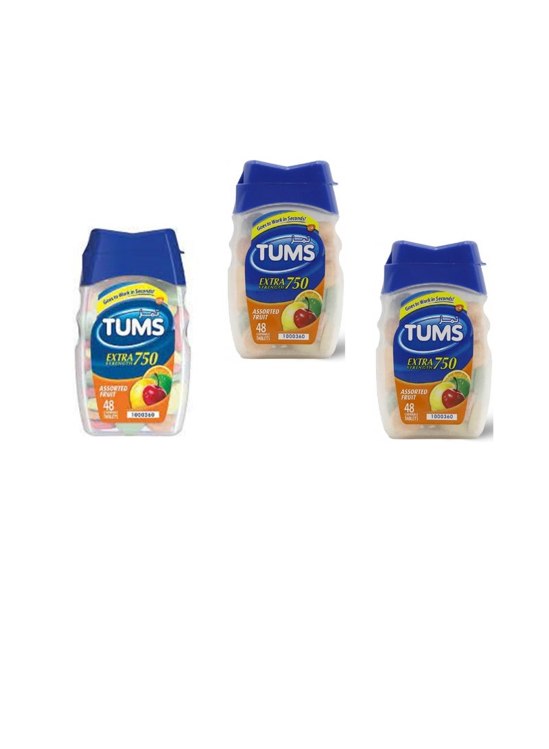 تومز تامز حبوب مضغ  مضاعف القوة 750 مجم (3 علب) - Image 2