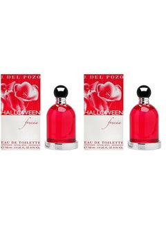 Jesus del Pozo Halloween Freesia For Women Eau De Toilette Spray 34Ounces Pack of 2