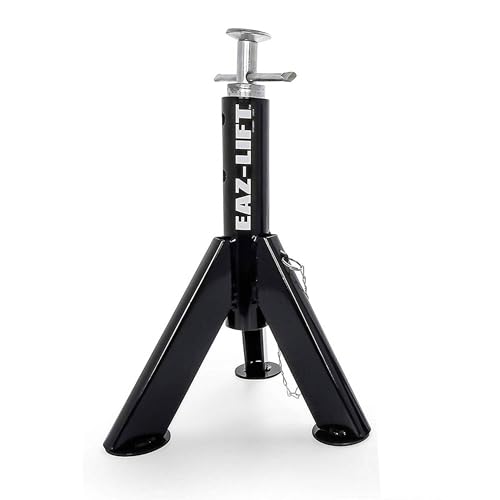 Camco زوج من مثبتات الرفع القابلة للتعديل للسيارات الترفيهية EAZ Lift، مصنوعة من الفولاذ المطلي بالمسحوق، 16 إلى 30 بوصة، سعة 6,000 رطل (عبوة 2) - Image 2