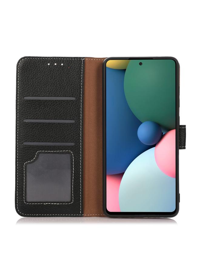 زبون جراب لهاتف iPhone 13 Pro مصنوع من جلد البولي يوريثان الحراري مع حامل وفتحات للبطاقات ومحفظة، بتصميم أفقي قابل للطي مصنوع من جلد البولي يوريثان الحراري مع حامل وفتحات للبطاقات ومحفظة، لهاتف iPhone 13 Pro - Image 4