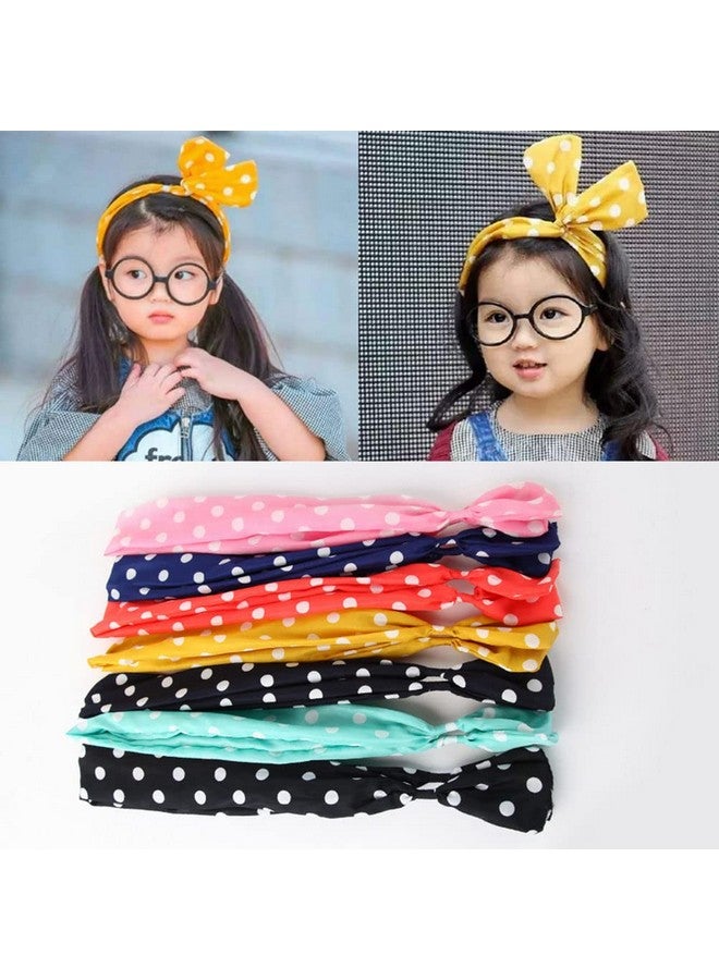 Ovef Women Ladies Rockabilly Hair Bands Head Wrap Vintage Headbands Wired Retro Scarf 5 Pcs Random Color