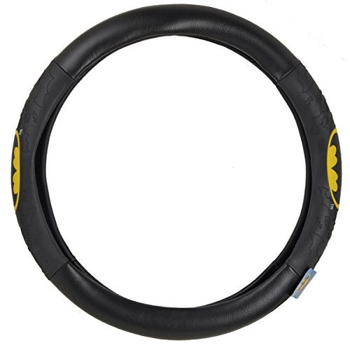 BDK WBSW-1301 Batman Steering Wheel Cover for Car & SUV - Black, Original Design (1 Piece) - Image 2