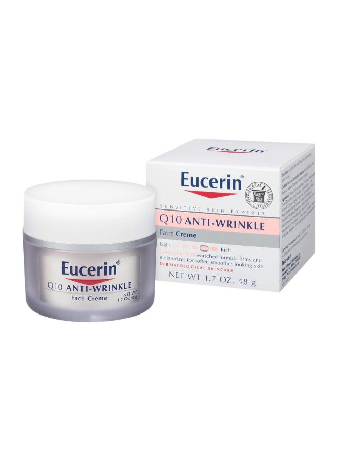 Eucerin Day Cream Original Q10 Anti-Wrinkle Facial Cream 48g - Image 1