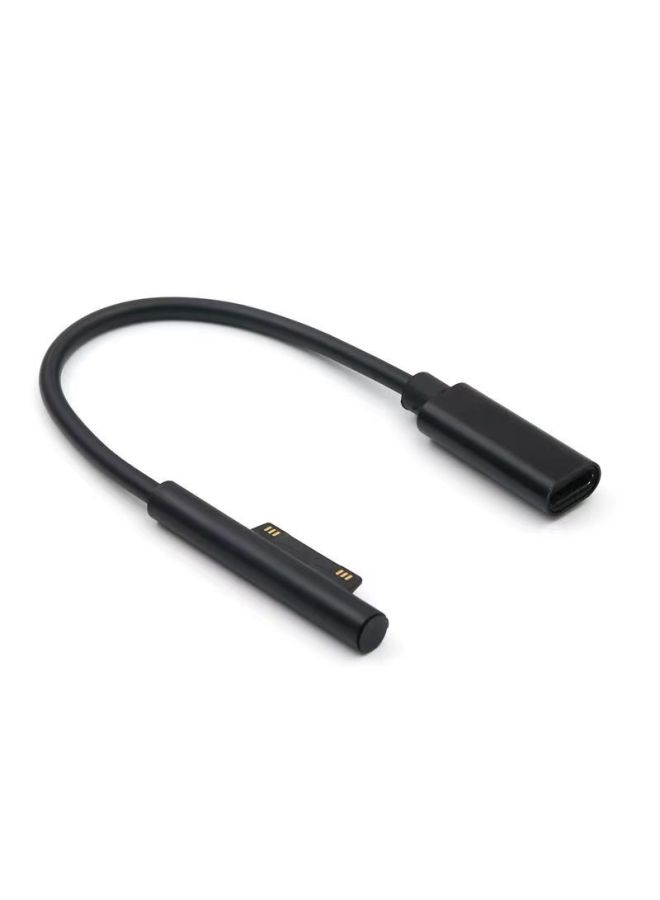 C- Surface Charging Cable For Pro7 Charging Pd100w Compatible Pro3/4/5/6 Microsoft Charging Cable-Color:Surface5 C Female Pvc 0.15m (65w)  - Image 1