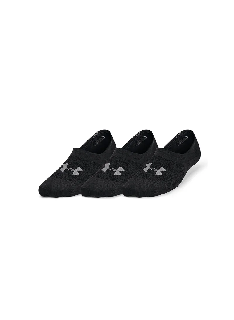UNDER ARMOUR 3 Pack Breathe Lite Ultra Low Socks