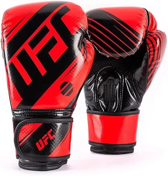 Ufc قفازات الملاكمة UFC Performance Rush للأطفال، حجم 6 أونصات، أحمر - Image 1