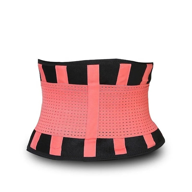 Bluejw Neoprene Nylon Lumbar Support Belt - Breathable Elastic Waist Trimmer for Sports, Medical Use, & Slimming - Image 1