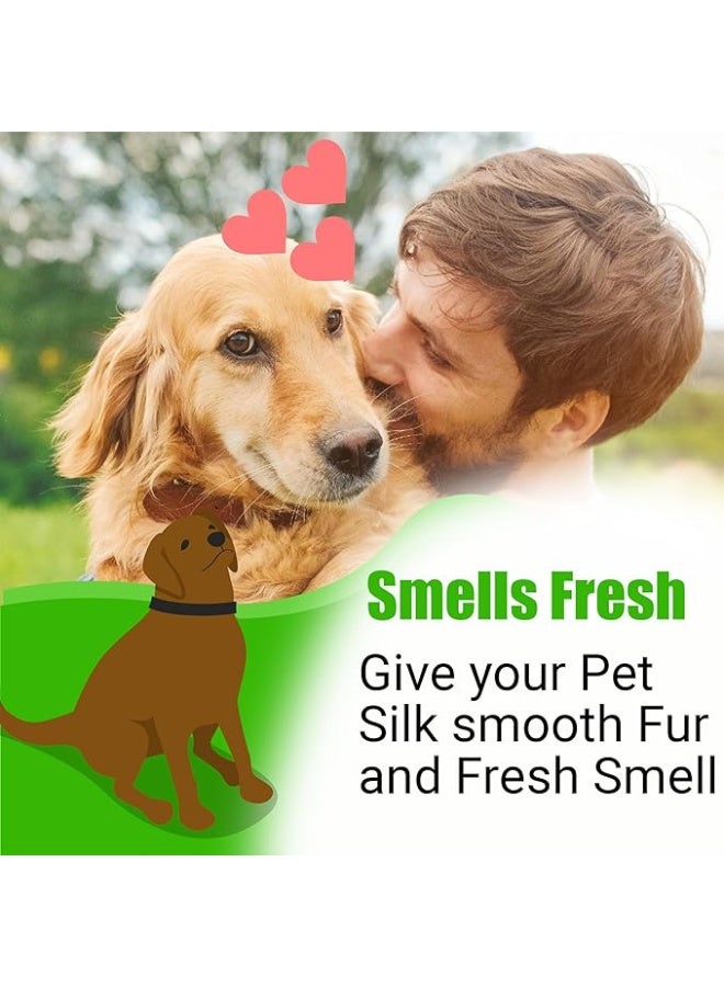 BioNatura شامبو بيو ناتورا للحيوانات الأليفة العضوي اليومي 500 مل – تركيبة زيت الزيتون وزيت جوز الهند مع الجلسرين النباتي – شامبو نباتي للحيوانات الأليفة مع الأوكاليبتوس وزيت شجرة الشاي والنعناع – للكلاب والقطط - Image 5