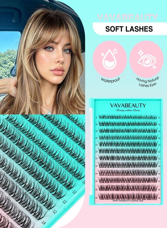 فافابيوتي مجموعة رموش العنكبوت من VAVABEAUTY، رموش طبيعية كثيفة ومموجة على شكل حرف D - Image 4