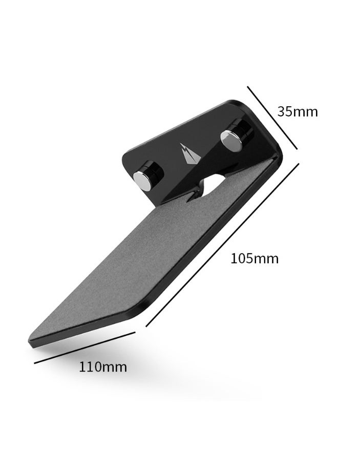 Generic - High-Quality Strong Speaker Stand for Bluetooth Speaker, Webcam, Cell Phones, Display Shelf Acrylic Floating Speaker Shelf (Black) - Image 1