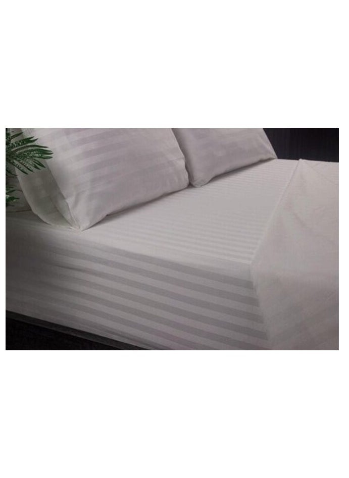 Pan Home PAN Home Home Furnishings Tiffany Fitted Sheet 200x200+33cm- Silver 