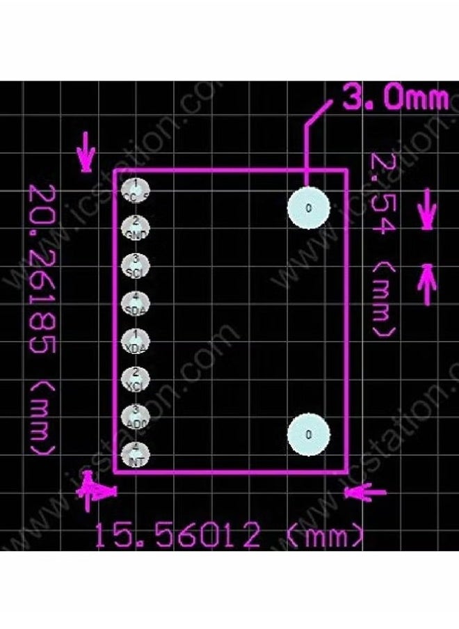 HY - GY-521 MPU 6050 Module, 3 Axis Analog Gyro Sensors Accelerometer 3-5V - Image 1