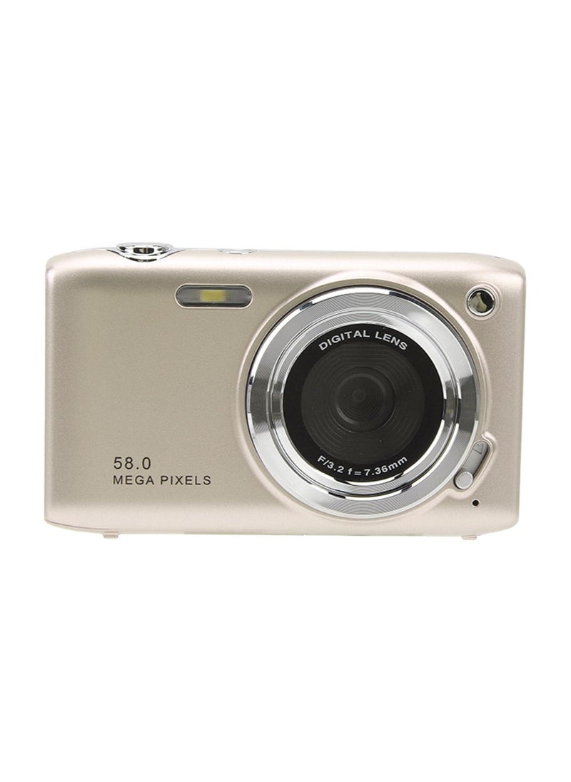 General - 2.88 inch 4K HD 16X digital camera, autofocus 58MP vlog camera with time-lapse, beauty mode, smile recognition, face recognition portable mini compact zoom camera - Image 1