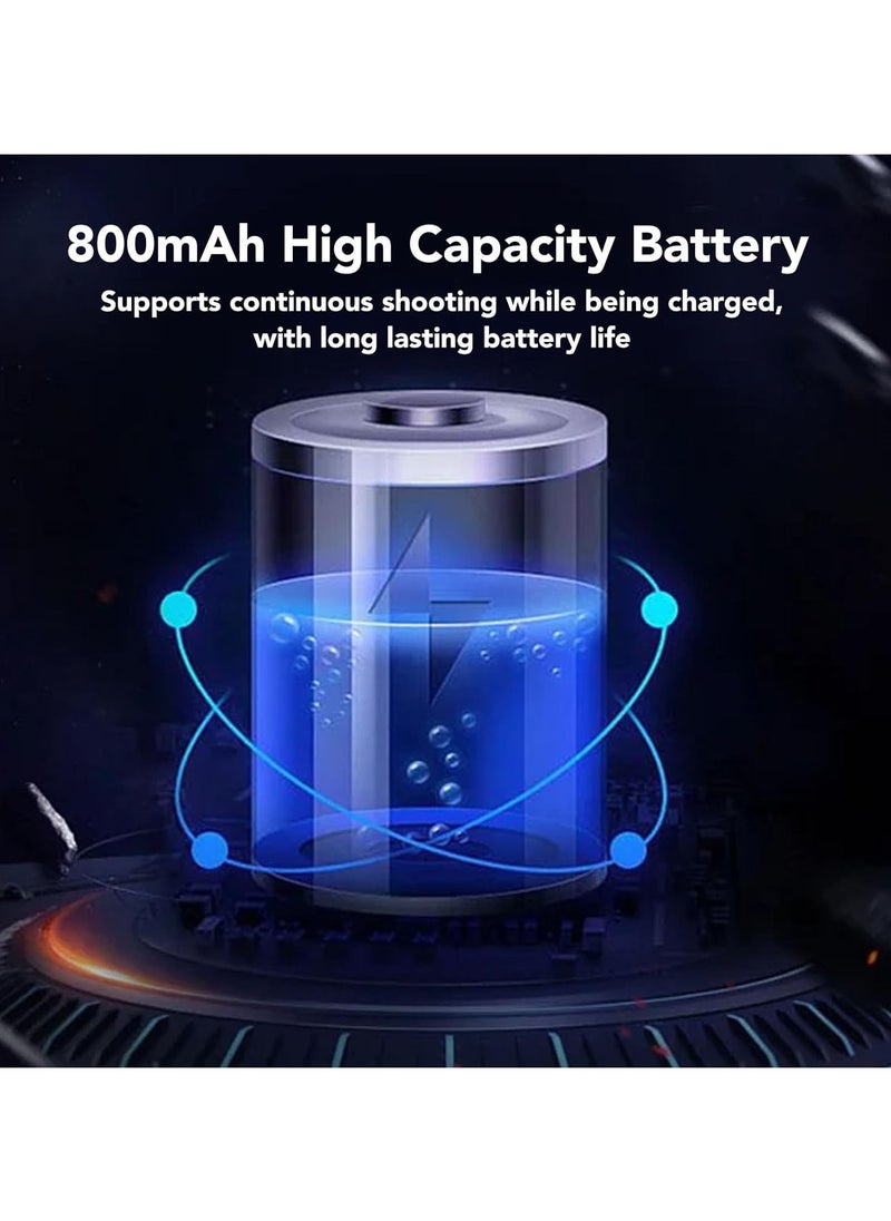 General - 2.88 inch 4K HD 16X digital camera, autofocus 58MP vlog camera with time-lapse, beauty mode, smile recognition, face recognition portable mini compact zoom camera - Image 1