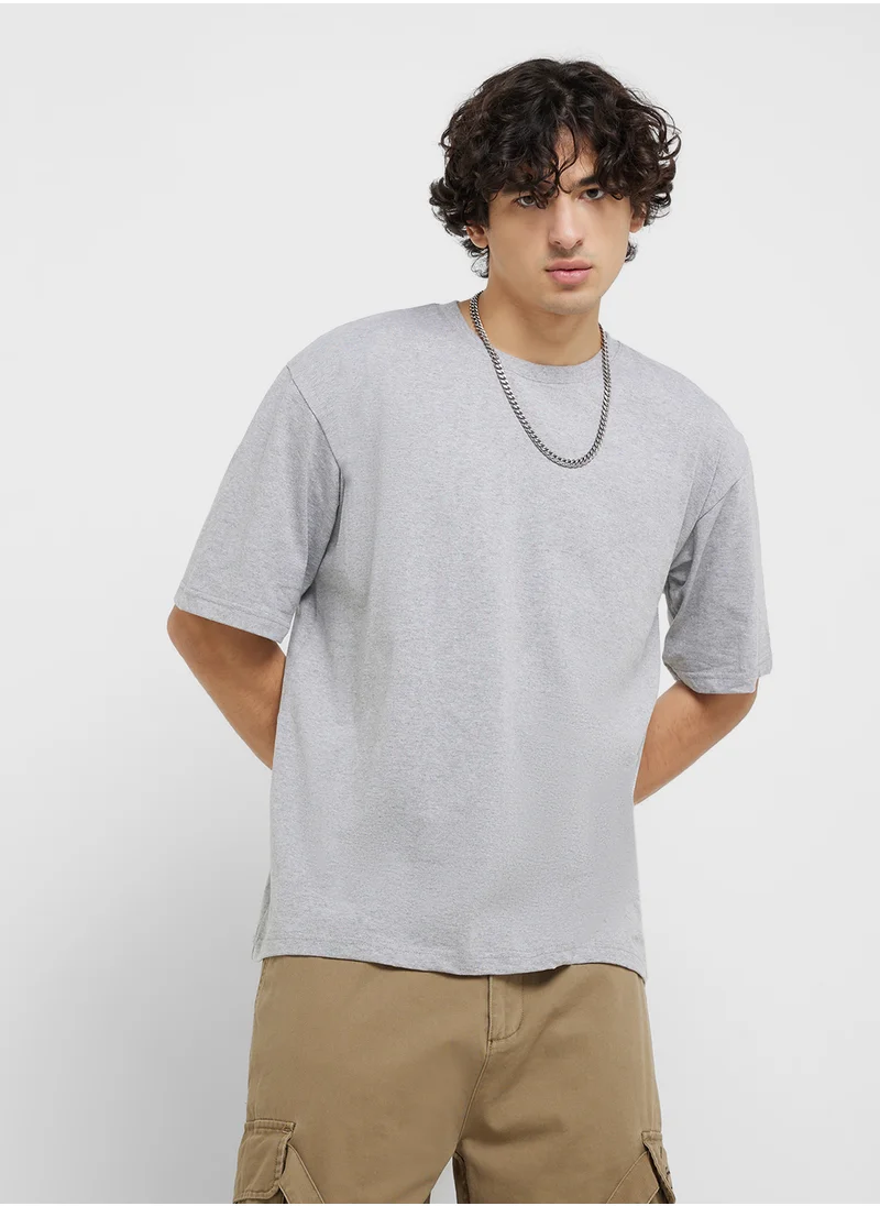 سفنتي فايف Printed Crew Neck T-Shirt