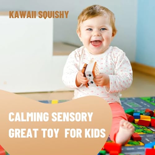 Anboor Squishies Smore Slow Rising Squishy Toy for Kids Soft Cookies Sandwich Scented Stress Relief Realistic Food Cute Squeeze Squish Toy - Image 4