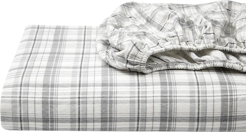 Eddie Bauer - Queen Sheet Set, Warm Breathable Cotton Flannel Bedding with Deep Pockets, Brushed for Extra Softness, Cozy Home Decor, Oeko-Tex Certified (Beacon Hill Ivory, Queen) - Image 5