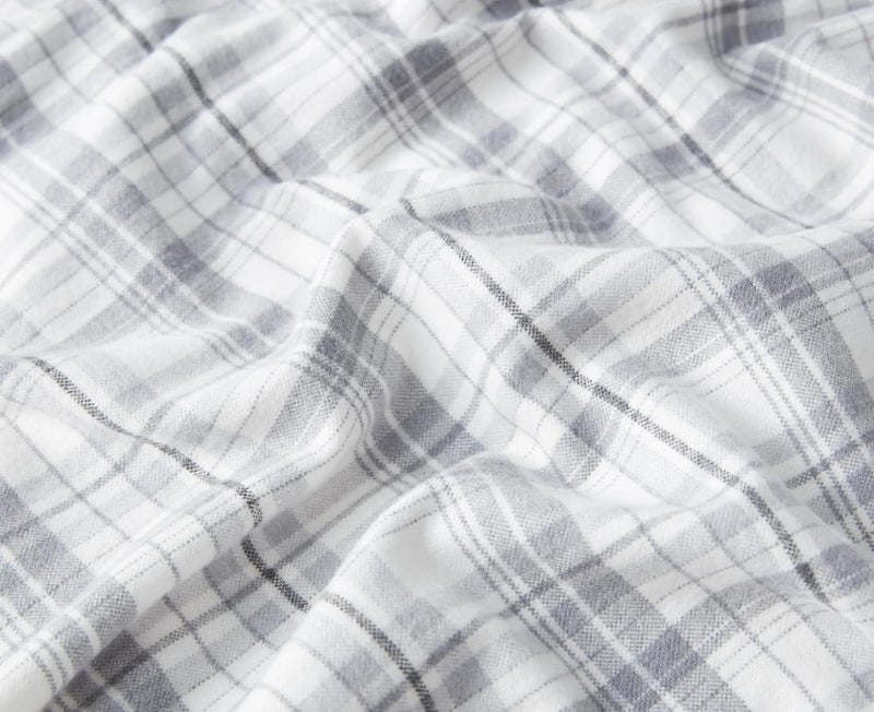 Eddie Bauer - Queen Sheet Set, Warm Breathable Cotton Flannel Bedding with Deep Pockets, Brushed for Extra Softness, Cozy Home Decor, Oeko-Tex Certified (Beacon Hill Ivory, Queen) - Image 4