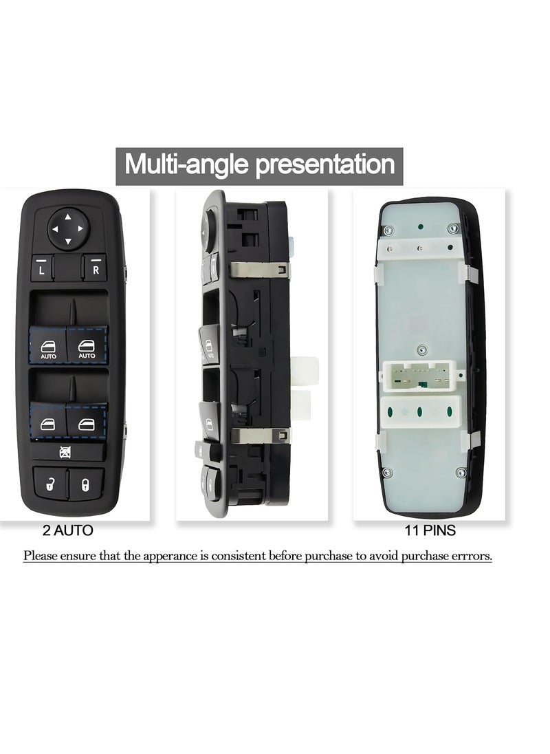 Generic Black Color Power Master Window Control Switch 68086693AC 68086693AD For Dodge Durango 3.6L 5.7L 2011 2012 2013  - Image 4
