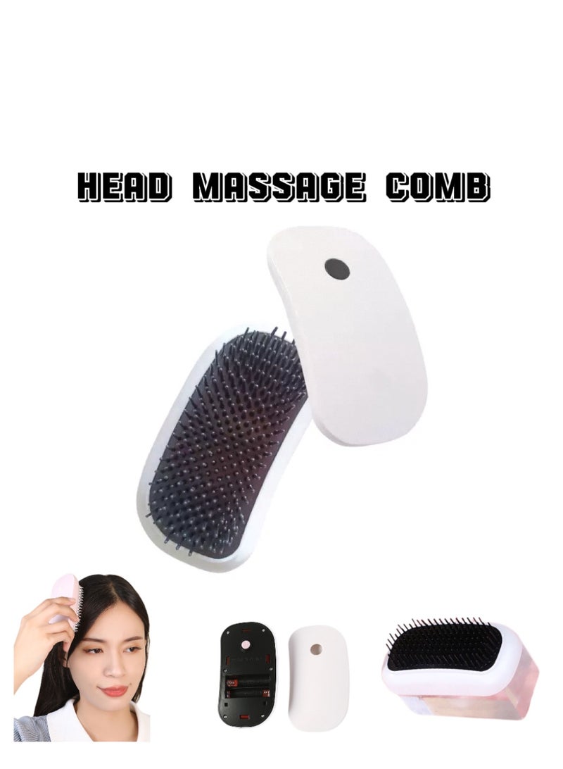 general Electric Head Massager｜Portable Hair Care Massage Device｜Scalp Relaxation/Sleep Aid/Hair Loss Prevention｜White & Black - Image 1