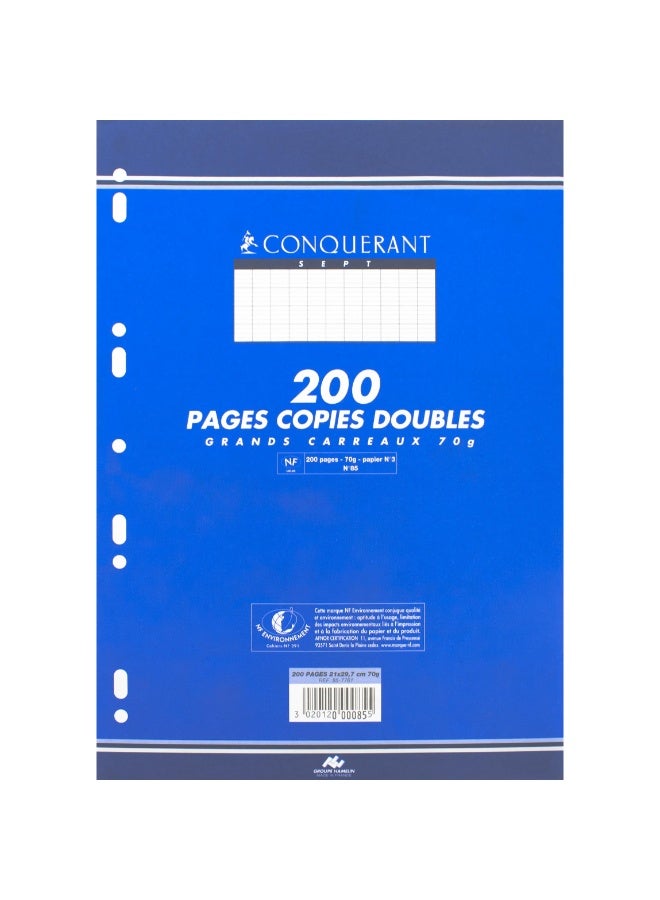 كونكويرانت ورق هاملين سايز القابل لإعادة التعبئة A4400 صفحة (200 ورقة) - Image 2