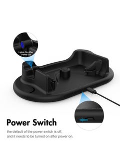 واي آند دي Charging Dock for Oculus Quest 2, Touch Controller and Headset Placement Display Stand Contact Table Auto-attached USB-C Magnetic  - Image 2