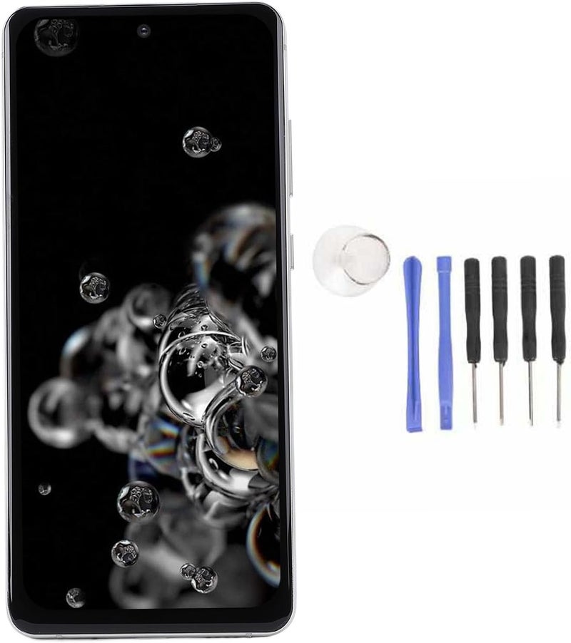 شاشة LCD بديلة بشاشة عرض نابضة بالحياة لشاشة Ultra مقاس 6.9 بوصة لطرازات G988B وG988U لأدوات الإصلاح (فضي) - Image 5