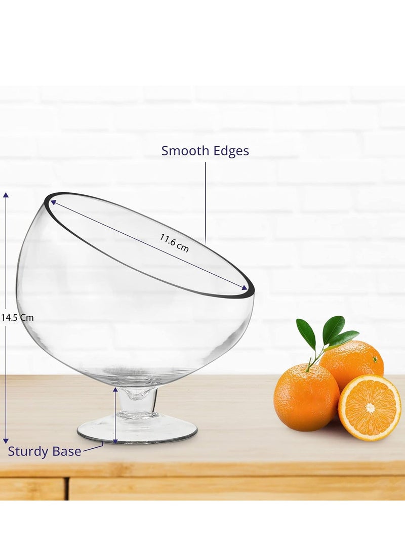 Reko Bowl Glass Vase Micro Landscape Moss Eco Bottle, High Transparent Succulent Glass Vase - Image 5