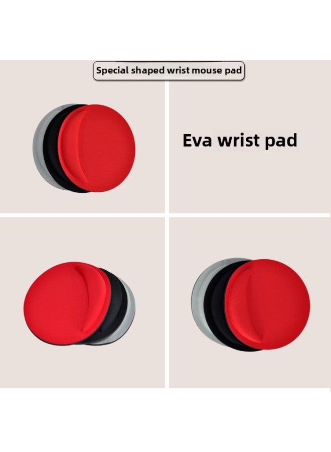 Wristband Mouse Pad Eva Foam Office Business Wristmousepad Special-shaped Sponge Game Advertising Pad-Pattern:EVA Small Waist Blue  - Image 5