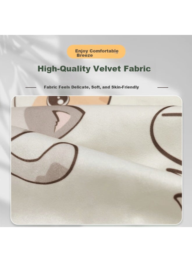 Purpavwinner Air Conditioner Wind Shield Curtain Anti-direct Blow Home Use Pregnant Women Maternity Baby Central Air Conditioner Windproof Dust Cover Cloth No Drilling 45*90cm Peace And Joy - Image 4