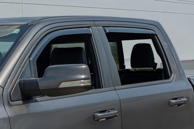 TONOYTIM in Channel Window Visors for 2009-2025 Ram 1500/2500/3500 Crew Cab & Mega Cab, 4PCS OEM Style Vent Visors Rain Guards for 2019-2024 Ram 1500 Classic, 2010-2025 2500/3500 - Image 3