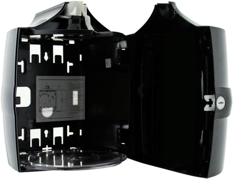 Zogics Gym Wipes Dispenser - Wall-Mounted, Upward Pull, Black Transparent Plastic - Image 5