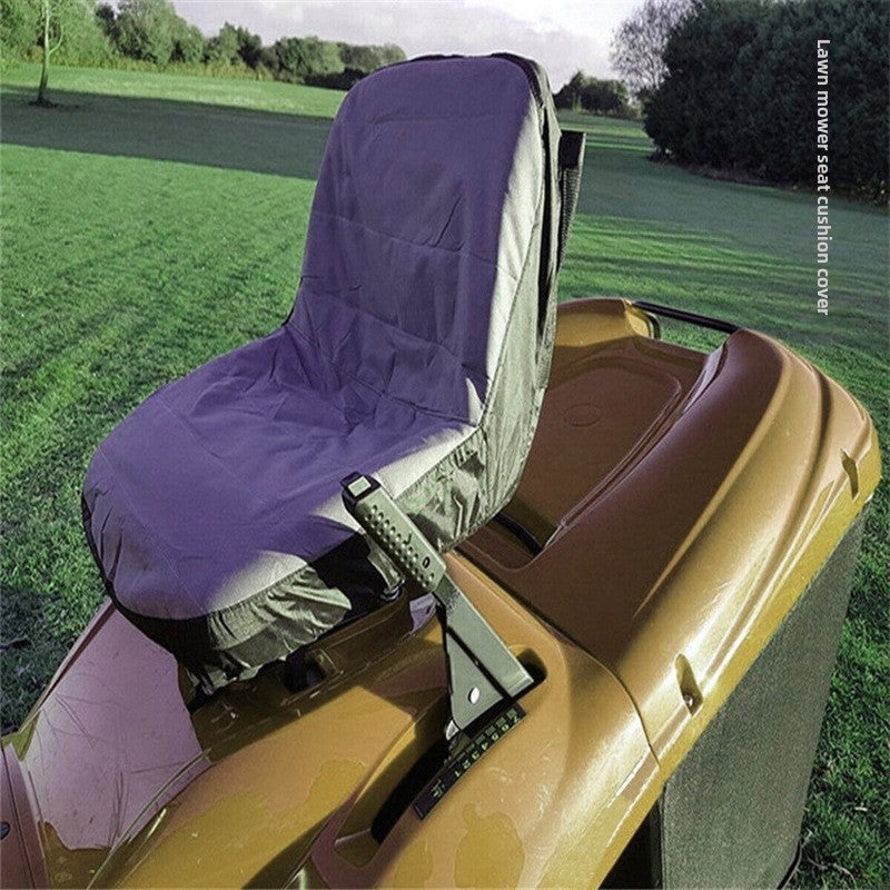 Generic Durable 600D Oxford Lawn Mower Seat Cover Grey 