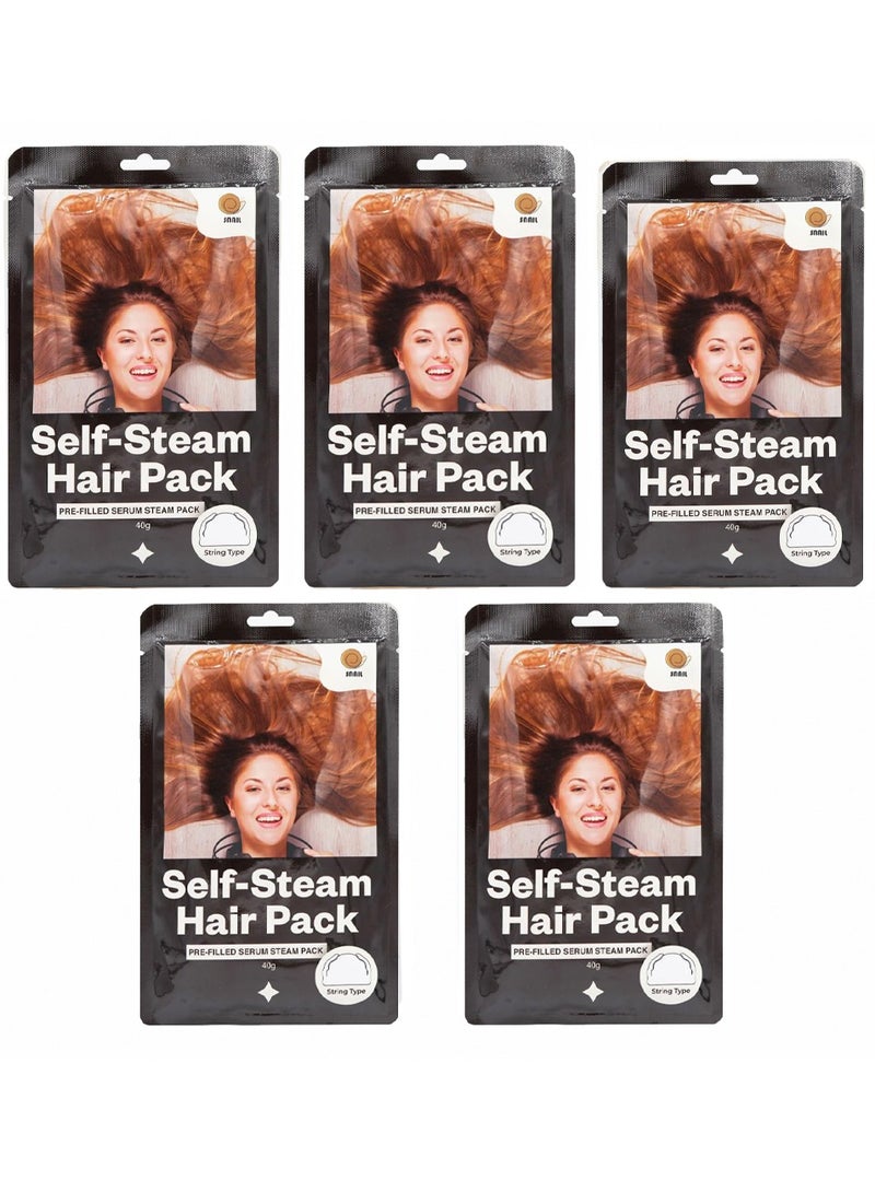 سنايل مجموعة مكونة من 5 قطع ماسك بخار الشعر الذاتي 40جرام - Image 1